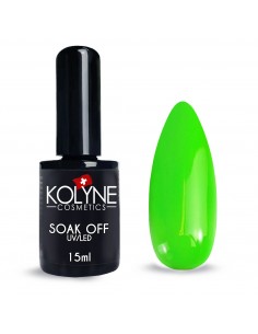 Semipermanenter Nagellack Verde Fluo 15ml KOLYNE: gelnägel, soak off, gellack