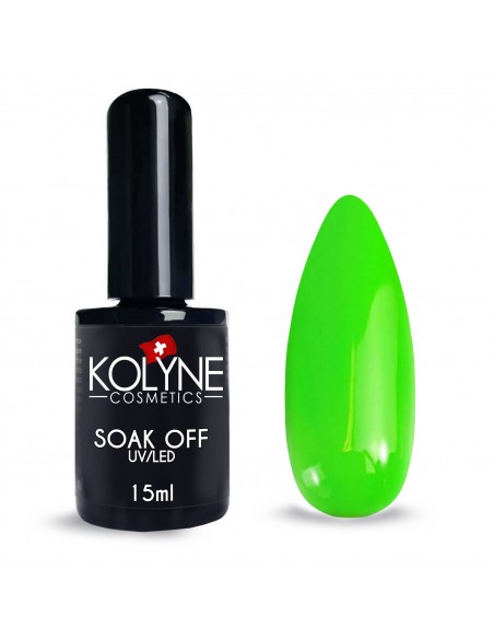 Smalto Semipermanente Verde Fluo 15ml KOLYNE