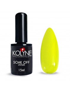 Vernis à ongles semi-permanent Giallo Fluo 15ml Kolyne Cosmetics