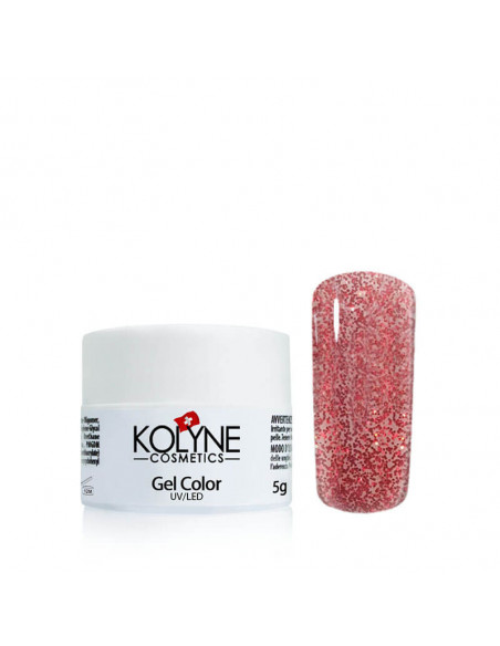 Gel Color Red Glitter 5g KOLYNE
