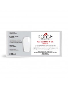 Fullcover Tips en Gel Forme Square KOLYNE