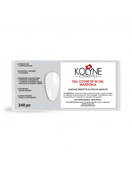 Fullcover Tips in Gel Mandelförming KOLYNE