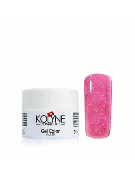 Gel Couleur Pink Holographic Glitter 5g KOLYNE