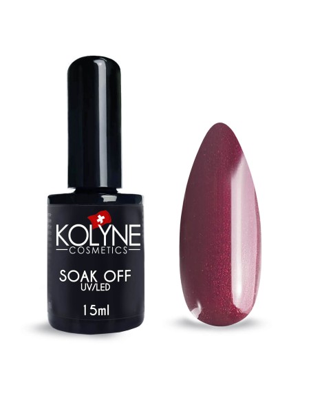 Semipermaenter Nagellack Rosso Metal 15ml KOLYNE