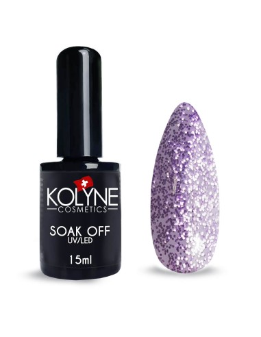 Smalto Semipermanente Glitter Purple 15ml KOLYNE