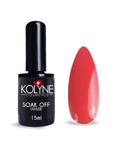 Semipermaenter Nagellack Bright Coral 15ml KOLYNE