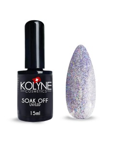 Vernis à ongles semi-permanent Pervenche Pailleté  15ml KOLYNE