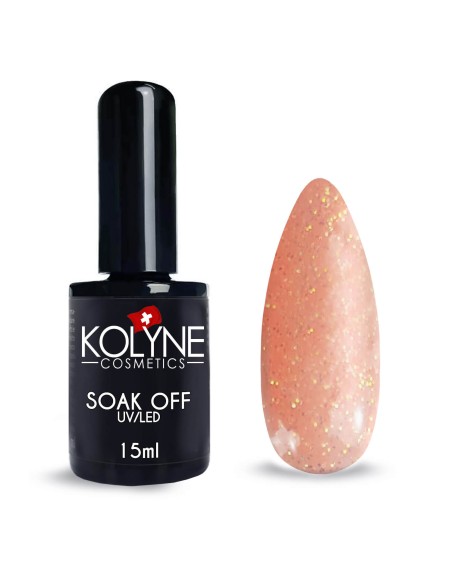 Vernis à ongles semi-permanent Rose Multipaillettes 15ml KOLYNE