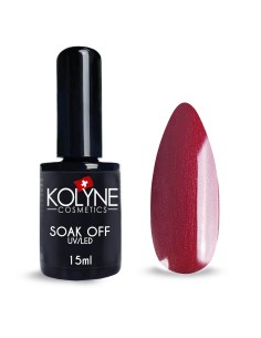 Semipermanenter Nagellack Rosso Bruno 15ml KOLYNE: gellack.