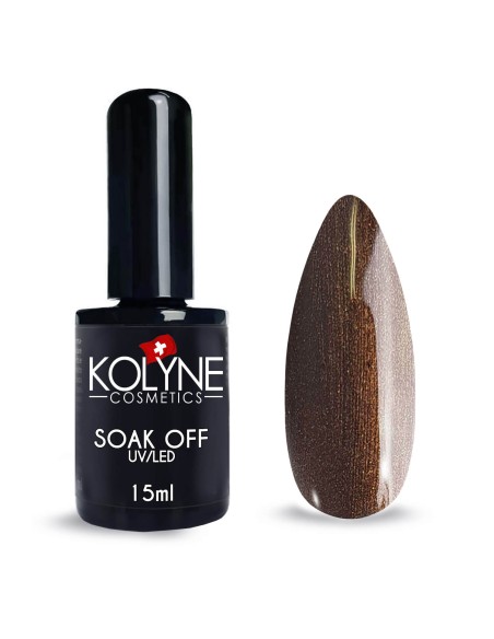 Semipermaenter Nagellack  Metallic Bronze 15ml KOLYNE