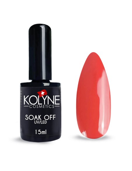 Vernis à ongles semi-permanent Rouge Corail 15ml KOLYNE