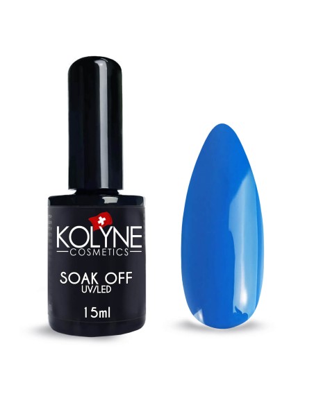Vernis à ongles semi-permanent Bleu Vif 15ml KOLYNE