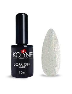 Vernis à ongles semi-permanent Paillettes Transparent 15ml KOLYNE