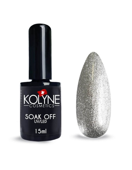 Smalto Semipermanente Satin Silver 15ml KOLYNE