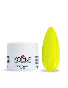 Gel Color Yellow Neon 5g: gel nägel, farbgele - KOLYNE