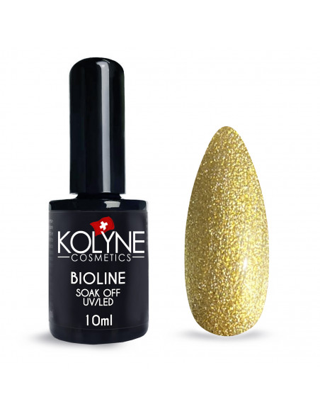 Smalto Semipermanente Shimmer Gold 10ml KOLYNE