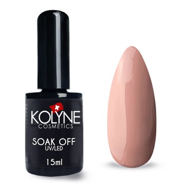 Smalto Semipermanente Corallo Chiaro con scaglie 15ml KOLYNE