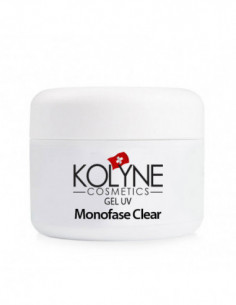 Gel UV Monophase Clear 50g KOLYNE: gel base, 3 en 1, reconstruction