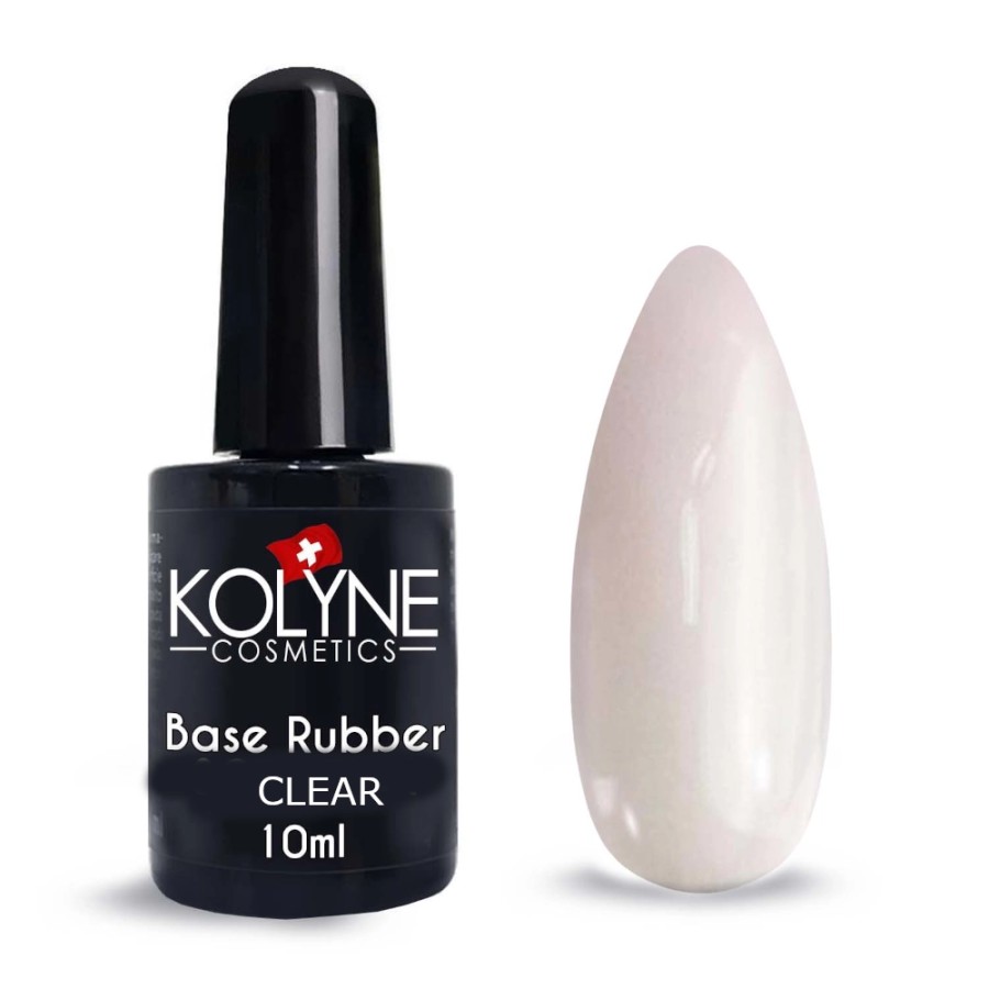 Base RubberClear 10 ml: semipermanente con rinforzo - KOLYNE
