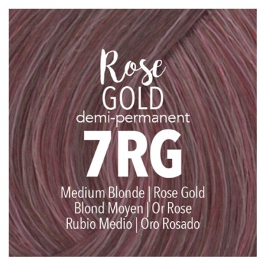 7RG Medium Blonde Rose Gold