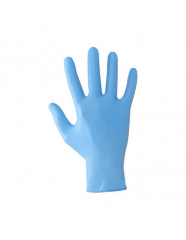 Blaue Nitril-Handschuhe Größe L