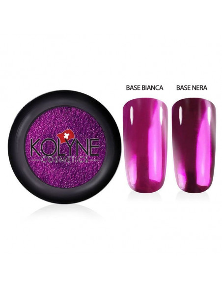 Fucsia Compact Nail Powder No Dust KOLYNE